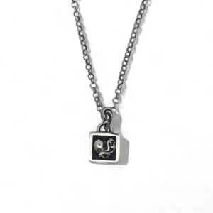 Chrome Hearts Vine Heart Square Pendant